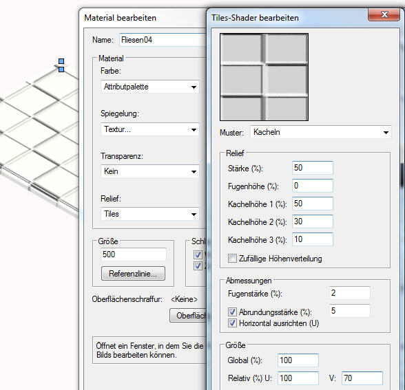 Vectorworks Fliesen