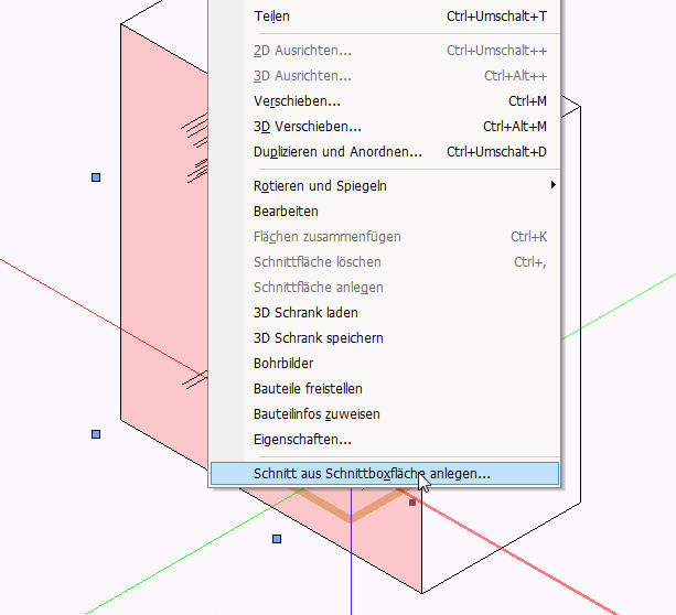 Vectorworks Schnittbox Ansichtsbereich