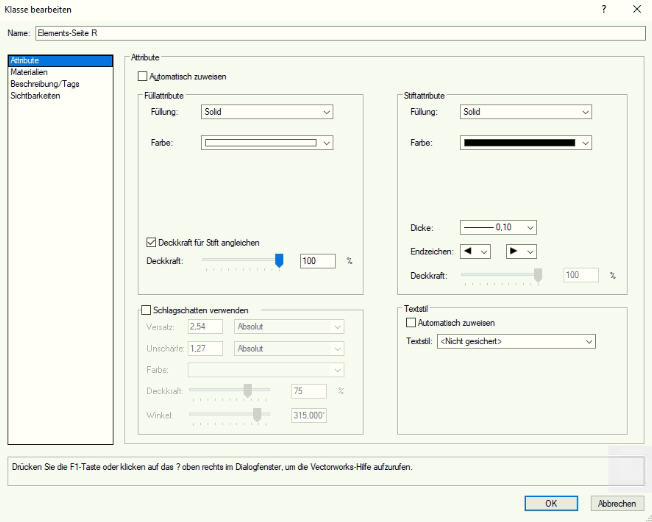Vectorworks-2020-Ebenen-Klassen-Attribute-Materialien-zuweisen